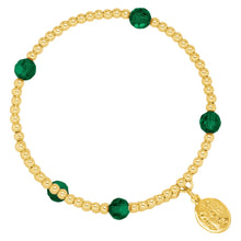 Load image into Gallery viewer, Wind & Fire May Birthstone & Gold-Filled Bead Wrap