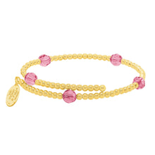 Load image into Gallery viewer, Wind & Fire October Birthstone & Gold-Filled Bead Wrap