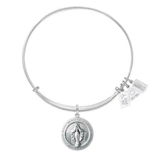 Load image into Gallery viewer, Wind & Fire Miraculous Medal Charm Bangle