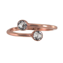Load image into Gallery viewer, April Birthstone Sterling Silver Ring Wrap