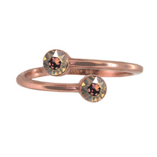 Load image into Gallery viewer, November Birthstone Sterling Silver Ring Wrap