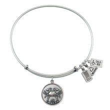 Load image into Gallery viewer, Wind & Fire Cancer (Crab) Charm Bangle