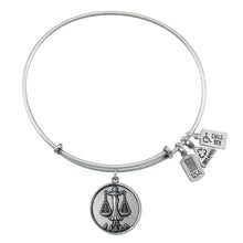 Load image into Gallery viewer, Wind & Fire Libra (Scales) Charm Bangle