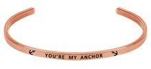 Load image into Gallery viewer, Wind & Fire You're My Anchor Cuff Bangle