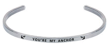 Load image into Gallery viewer, Wind & Fire You're My Anchor Cuff Bangle