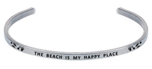 Load image into Gallery viewer, Wind & Fire The Beach is My Happy Place Cuff Bangle