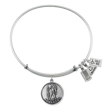 Load image into Gallery viewer, Wind & Fire Aquarius (Waterbearer) Charm Bangle
