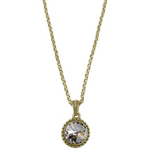 Load image into Gallery viewer, Wind & Fire April Birthstone Charm Necklace