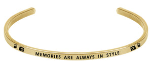 Wind & Fire Memories are Always in Style Cuff Bangle
