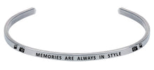 Load image into Gallery viewer, Wind & Fire Memories are Always in Style Cuff Bangle