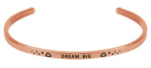 Load image into Gallery viewer, Wind & Fire Dream Big Cuff Bangle