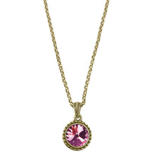 Load image into Gallery viewer, Wind &amp; Fire June Birthstone Charm Necklace
