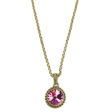 Load image into Gallery viewer, Wind & Fire June Birthstone Charm Necklace
