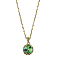 Load image into Gallery viewer, Wind & Fire August Birthstone Charm Necklace
