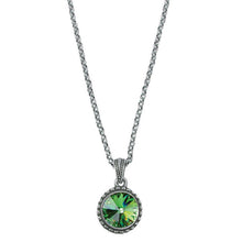 Load image into Gallery viewer, Wind & Fire August Birthstone Charm Necklace