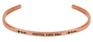 Wind & Fire Positive Vibes Only Cuff Bangle