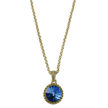 Load image into Gallery viewer, Wind & Fire September Birthstone Charm Necklace