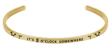 Load image into Gallery viewer, Wind & Fire It's Five O'Clock Somewhere Cuff Bangle