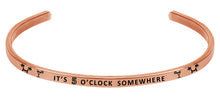 Load image into Gallery viewer, Wind & Fire It's Five O'Clock Somewhere Cuff Bangle