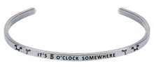 Load image into Gallery viewer, Wind &amp; Fire It&#39;s Five O&#39;Clock Somewhere Cuff Bangle
