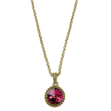Load image into Gallery viewer, Wind & Fire October Birthstone Charm Necklace