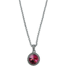 Load image into Gallery viewer, Wind & Fire October Birthstone Charm Necklace