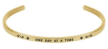 Load image into Gallery viewer, Wind & Fire One Day at a Time Cuff Bangle