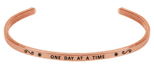 Load image into Gallery viewer, Wind & Fire One Day at a Time Cuff Bangle