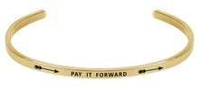 Load image into Gallery viewer, Wind & Fire Pay It Forward Cuff Bangle