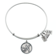 Load image into Gallery viewer, Wind & Fire Love Letter 'N' Charm Bangle