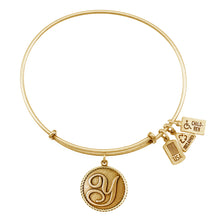Load image into Gallery viewer, Wind & Fire Love Letter 'Y' Charm Bangle