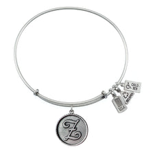 Load image into Gallery viewer, Wind & Fire Love Letter 'Z' Charm Bangle