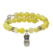 Load image into Gallery viewer, Wind & Fire Pineapple & Lemon Quartz Charm Wrap