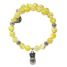 Load image into Gallery viewer, Wind & Fire Pineapple & Lemon Quartz Charm Wrap
