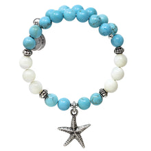 Load image into Gallery viewer, Wind & Fire Starfish & Turquoise Charm Wrap