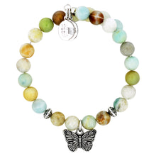 Load image into Gallery viewer, Wind & Fire Butterfly & Amazonite Charm Wrap