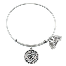 Load image into Gallery viewer, Wind & Fire Om Charm Bangle