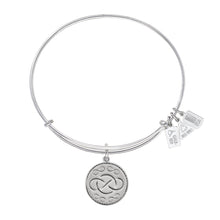 Load image into Gallery viewer, Wind & Fire Infinity Charm Bangle