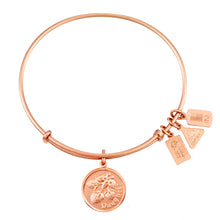 Load image into Gallery viewer, Wind &amp; Fire Daughter w/Strawberries Charm Bangle

