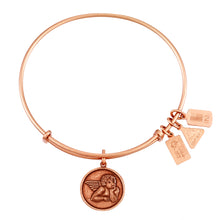 Load image into Gallery viewer, Wind & Fire Raphael Angel Charm Bangle