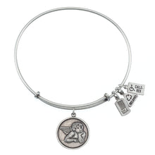 Load image into Gallery viewer, Wind & Fire Raphael Angel Charm Bangle