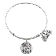 Load image into Gallery viewer, Wind & Fire Saint Anthony Medal Charm Bangle