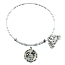 Load image into Gallery viewer, Wind & Fire Flip Flops Charm Bangle