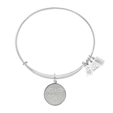 Load image into Gallery viewer, Wind & Fire Love Filigree Heart Charm Bangle