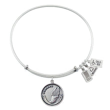 Load image into Gallery viewer, Wind & Fire Marathon Runner Charm Bangle