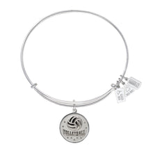 Load image into Gallery viewer, Wind & Fire Volleyball Charm Bangle