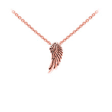 Load image into Gallery viewer, Wind & Fire Angel Wing Sterling Silver Dainty Necklace