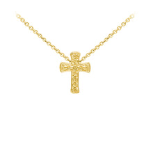 Load image into Gallery viewer, Wind & Fire Filigree Cross Sterling Silver Dainty Necklace