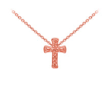 Load image into Gallery viewer, Wind & Fire Filigree Cross Sterling Silver Dainty Necklace