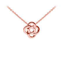 Load image into Gallery viewer, Wind & Fire Celtic Knot Sterling Silver Dainty Necklace